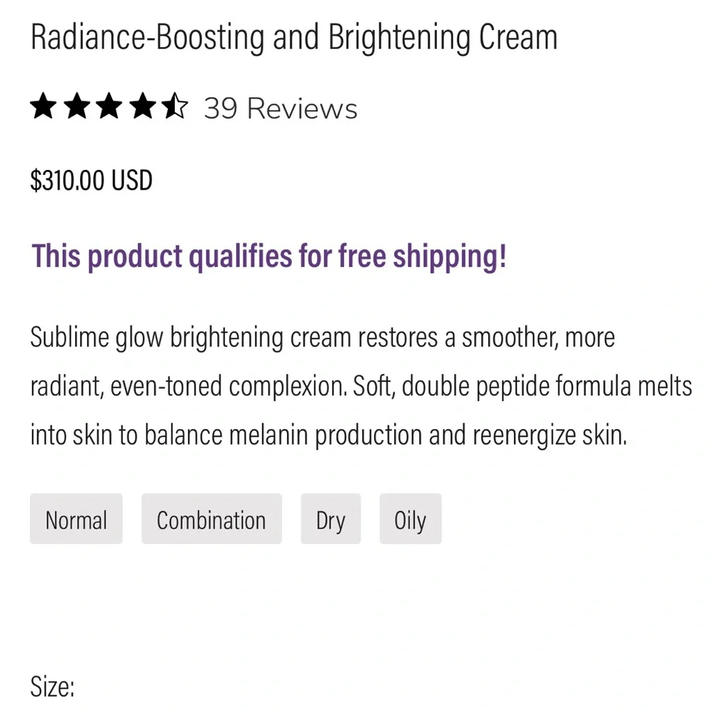 AQ Absolute Glow-Radiant Brightening Cream 6ml-.21oz